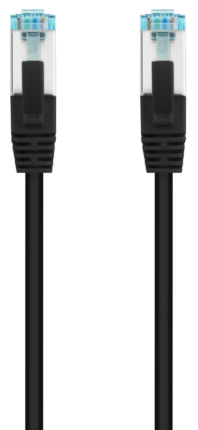 Nanocable - Cabo de Rede Nanocable RJ45 LSZH CAT.7 600MHZ SFTP AWG26 2 M Preto