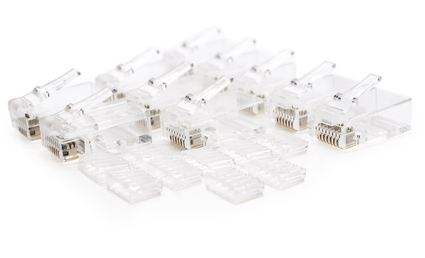 Nanocable - Ficha de Rede Nanocable RJ45 8 FIOS CAT.6 (Pack 100)
