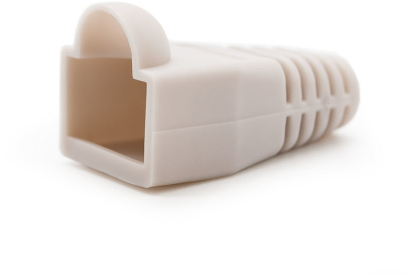 Nanocable - Protetor Ficha de Rede Nanocable RJ45 Cinzento (Pack 10)