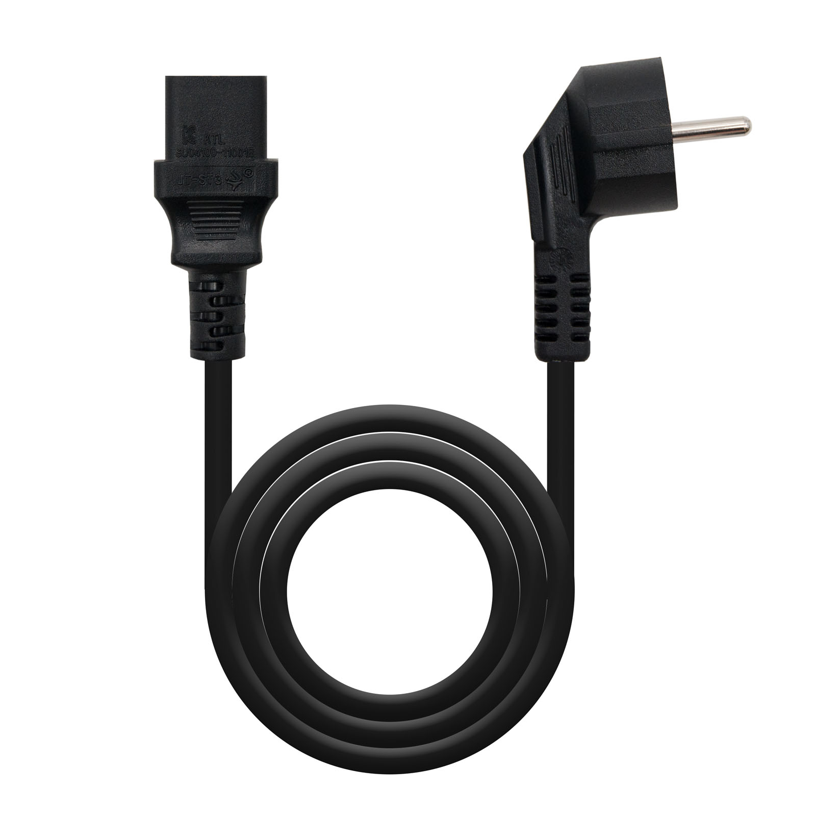 Picture of Picture of Cabo de Alimentação Nanocable CEE7/M - C13/F 2M Preto