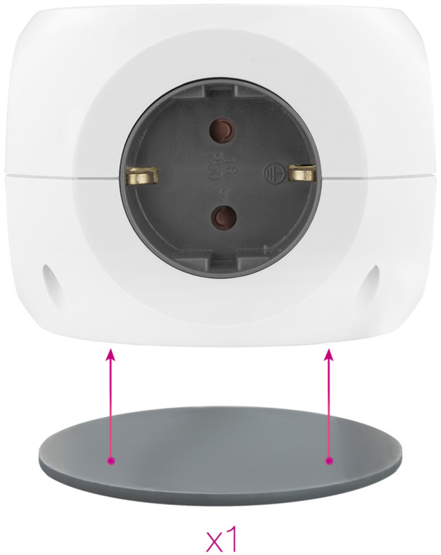 Nanocable - Base de 3 tomadas com 4 USB's (2 USB A / 2 USB-C) c/ interruptor