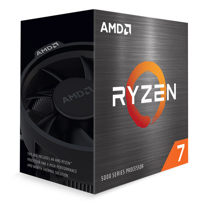 AMD - Processador AMD Ryzen 7 5700 8-Core (3.7GHz-4.6GHz) 20MB AM4