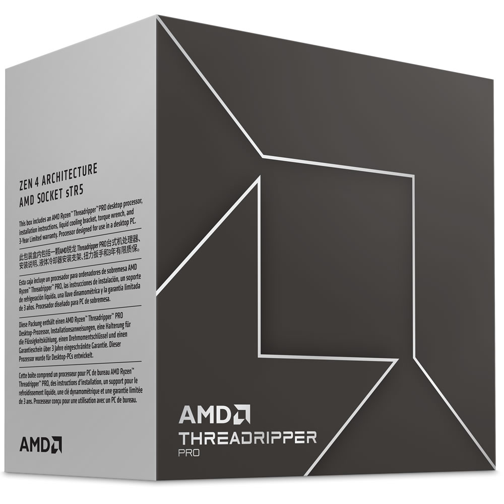 Picture of Picture of Processador AMD Threadripper PRO 7995WX 96-Core (2.5GHz-5.1GHz) 480MB SP6 WRX90