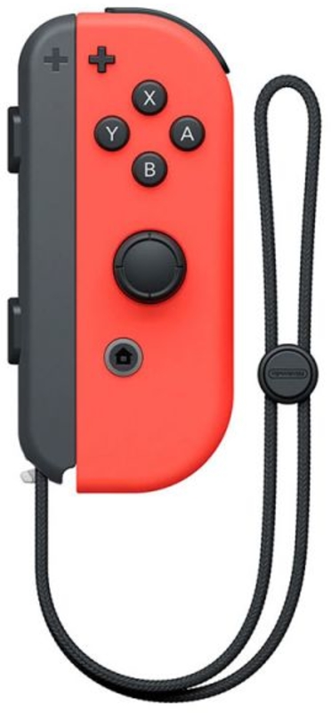 Nintendo - Comando Nintendo Joy-Con Direito Vermelho Néon
