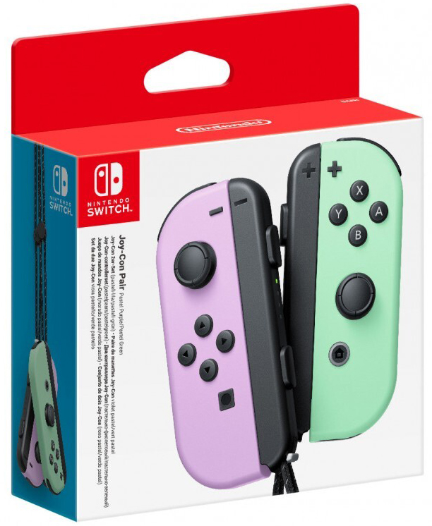 Nintendo - Comando Nintendo Joy-Con (set Esq/Dir) Roxo/Verde