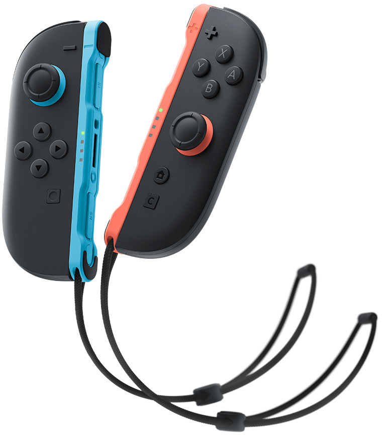 Picture of Picture of Comando Nintendo Joy-Con 2 (Esq-Dir) Azul Claro/Vermelho Claro