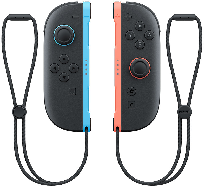 Nintendo - Comando Nintendo Joy-Con 2 (Esq-Dir) Azul Claro/Vermelho Claro