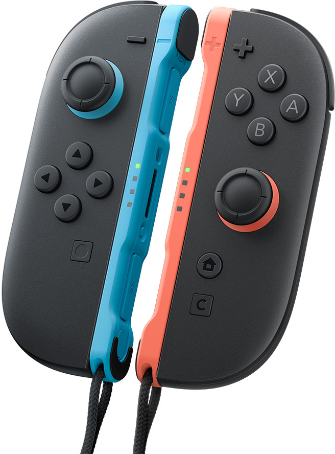 Nintendo - Comando Nintendo Joy-Con 2 (Esq-Dir) Azul Claro/Vermelho Claro