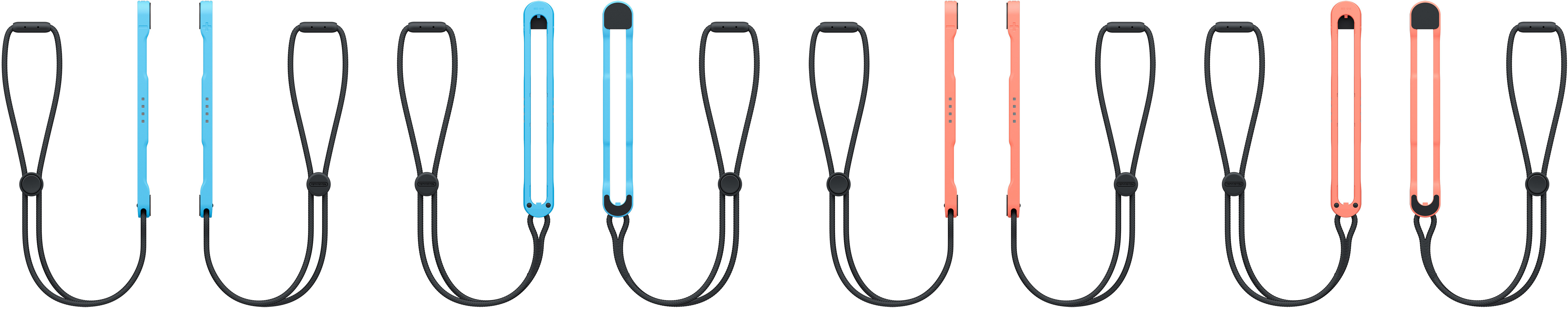 Nintendo - Correias Nintendo Joy-Con Strap (Esq-Dir) Azul Claro/Vermelho Claro