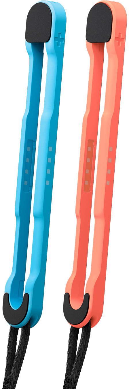 Picture of Picture of Correias Nintendo Joy-Con Strap (Esq-Dir) Azul Claro/Vermelho Claro