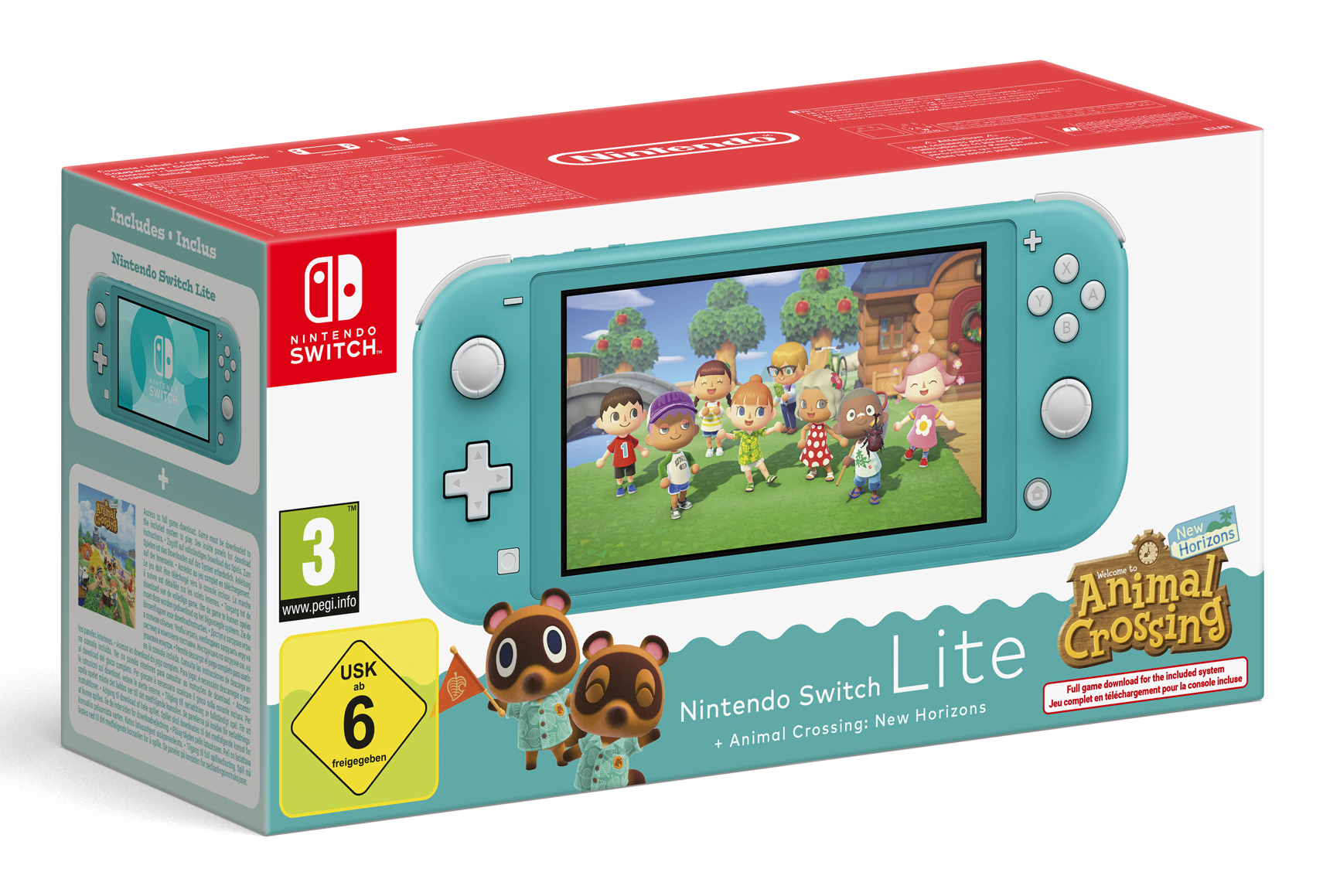 Picture of Picture of Consola Portátil Nintendo Switch Lite Turquesa+Animal Crossing New Horizons