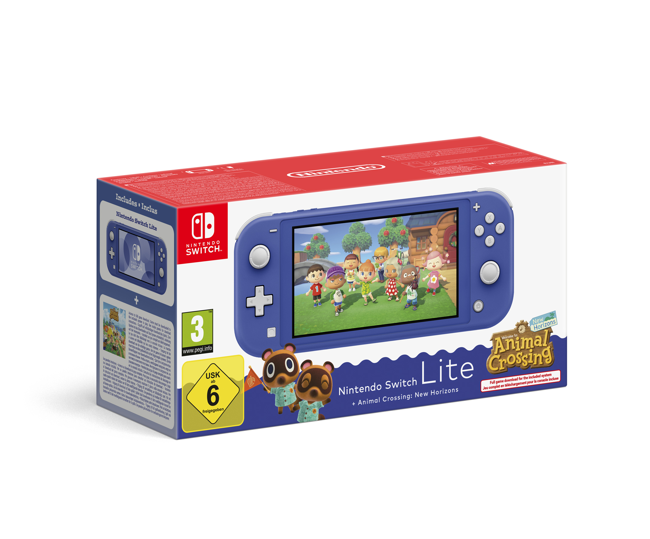 Picture of Picture of Consola Portátil Nintendo Switch Lite Azul+Animal Crossing New Horizons