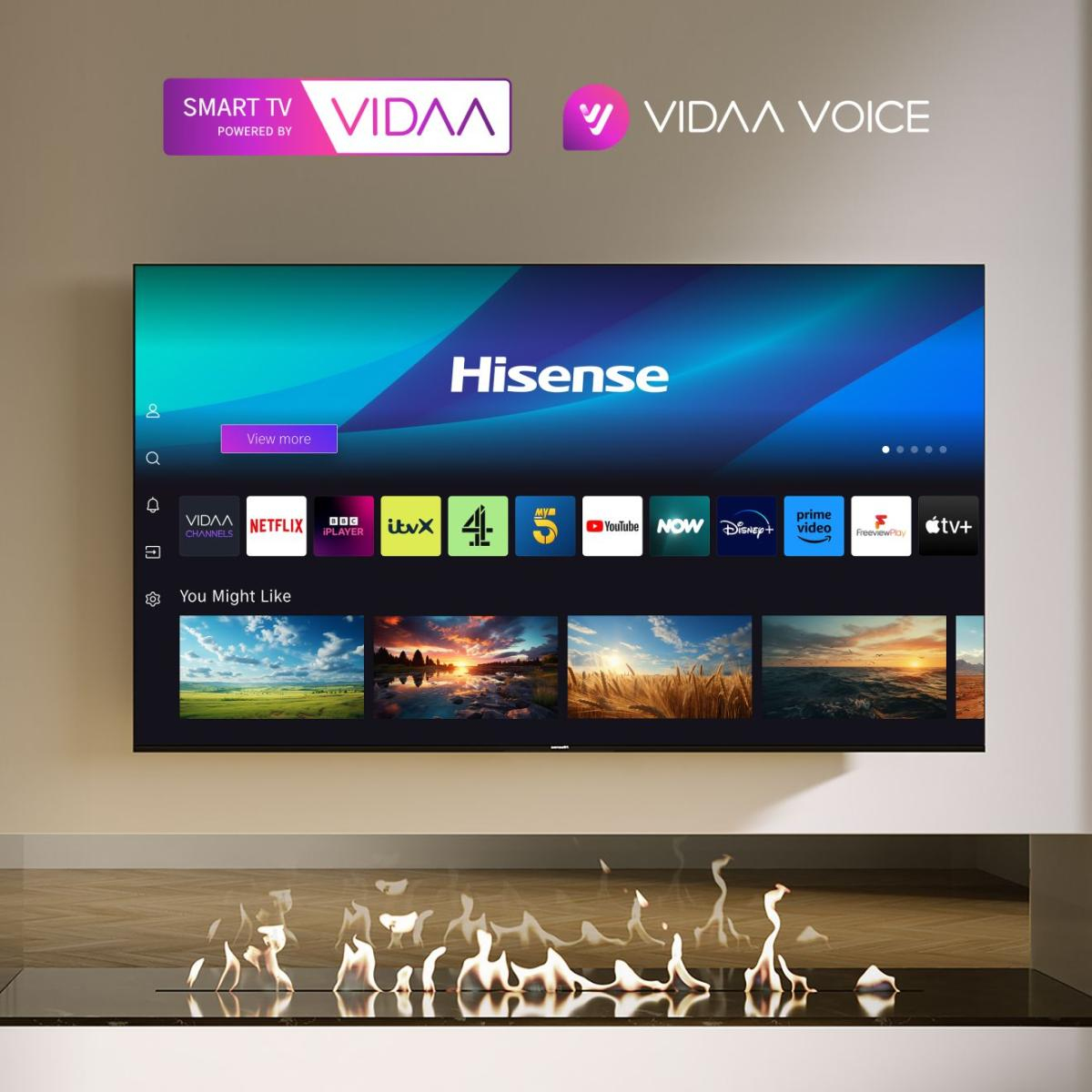 hisense - Televisão Hisense 100E7NQ 100" QLED UltraHD 4K VIDAA