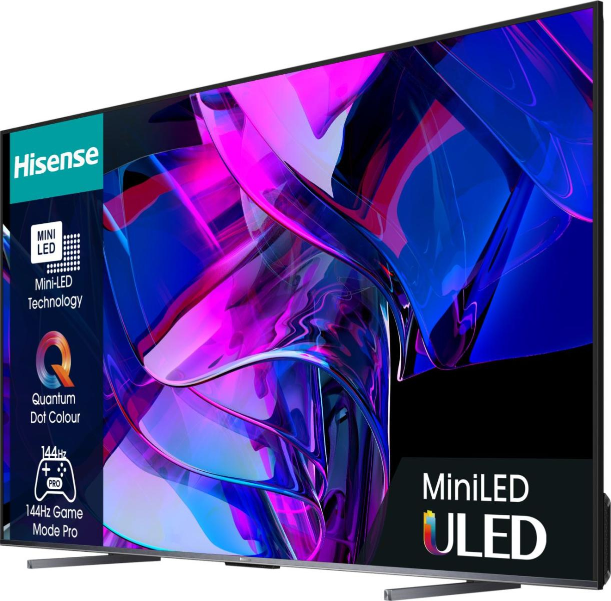 hisense - Televisão Hisense 100U7KQ 100" QD Mini LED UltraHD 4K VIDAA