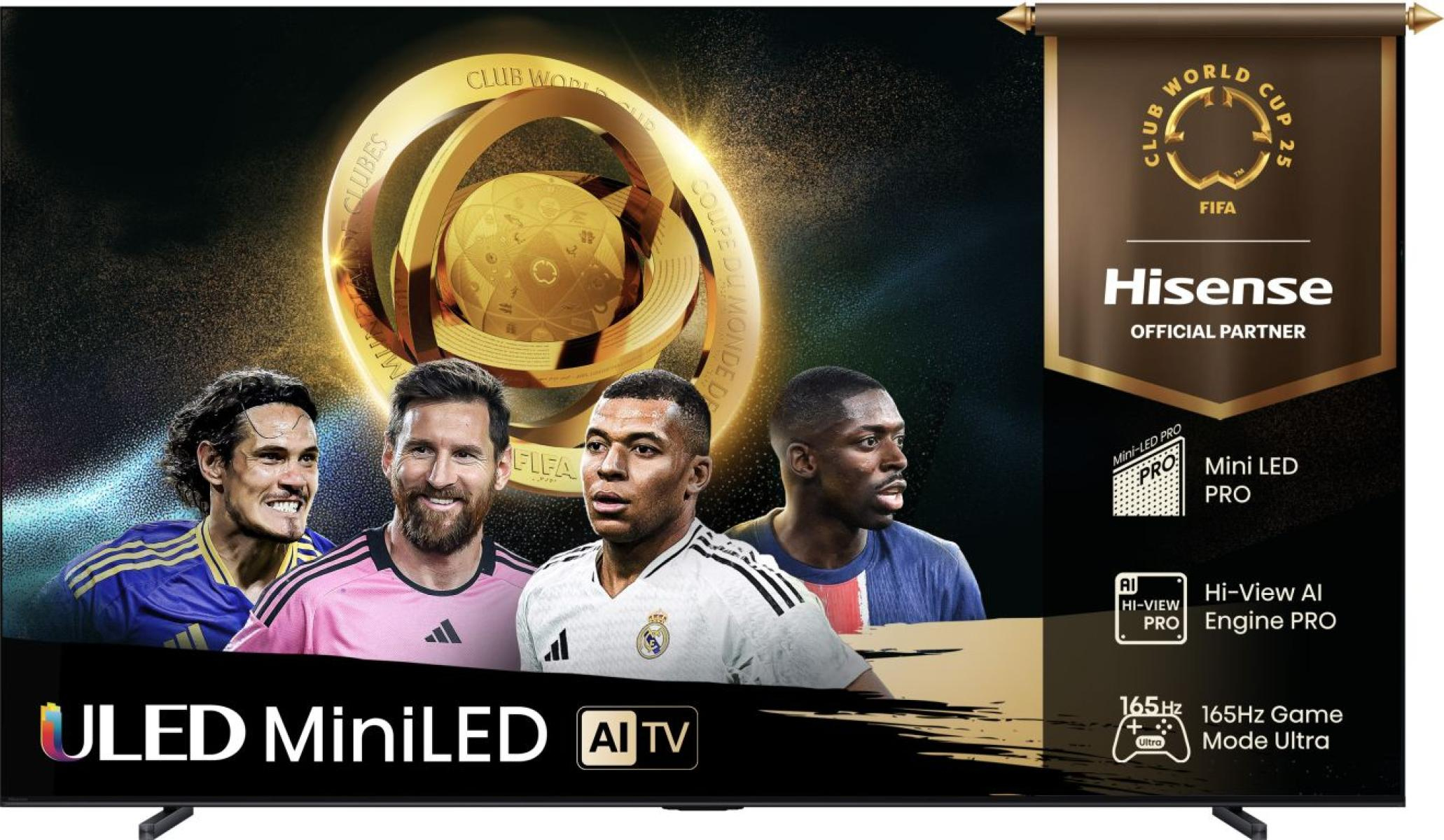 hisense - Televisão Hisense 100U7Q PRO 100" QD Mini LED UltraHD 4K VIDAA