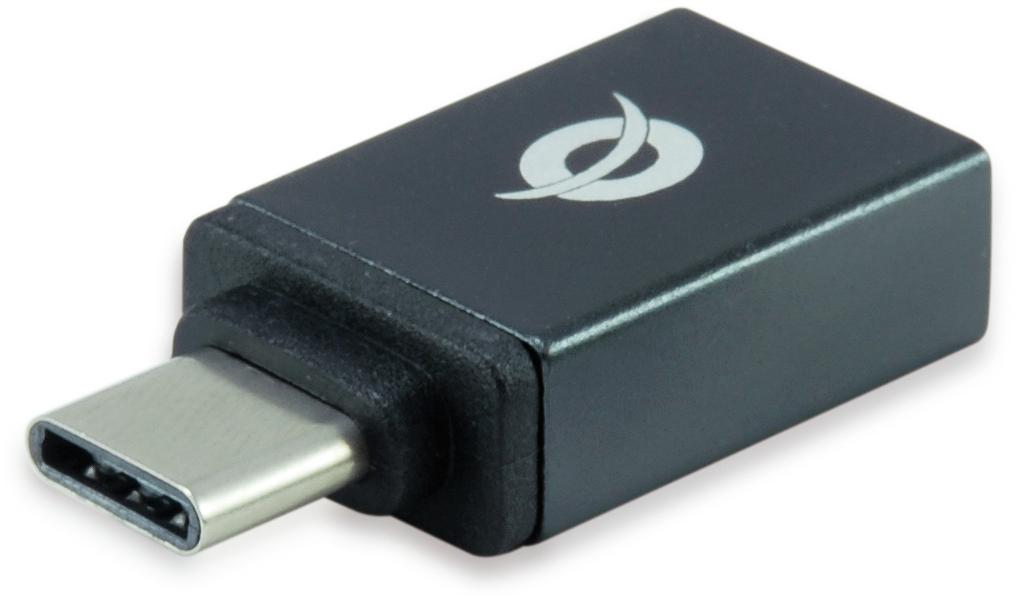 conceptronic - Adaptador Conceptronic USB-C Macho > USB-A Femea Pack 2 Preto