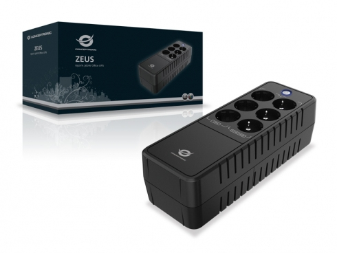 conceptronic - UPS Conceptronic ZEUS 650VA 360W Office c/Schuko