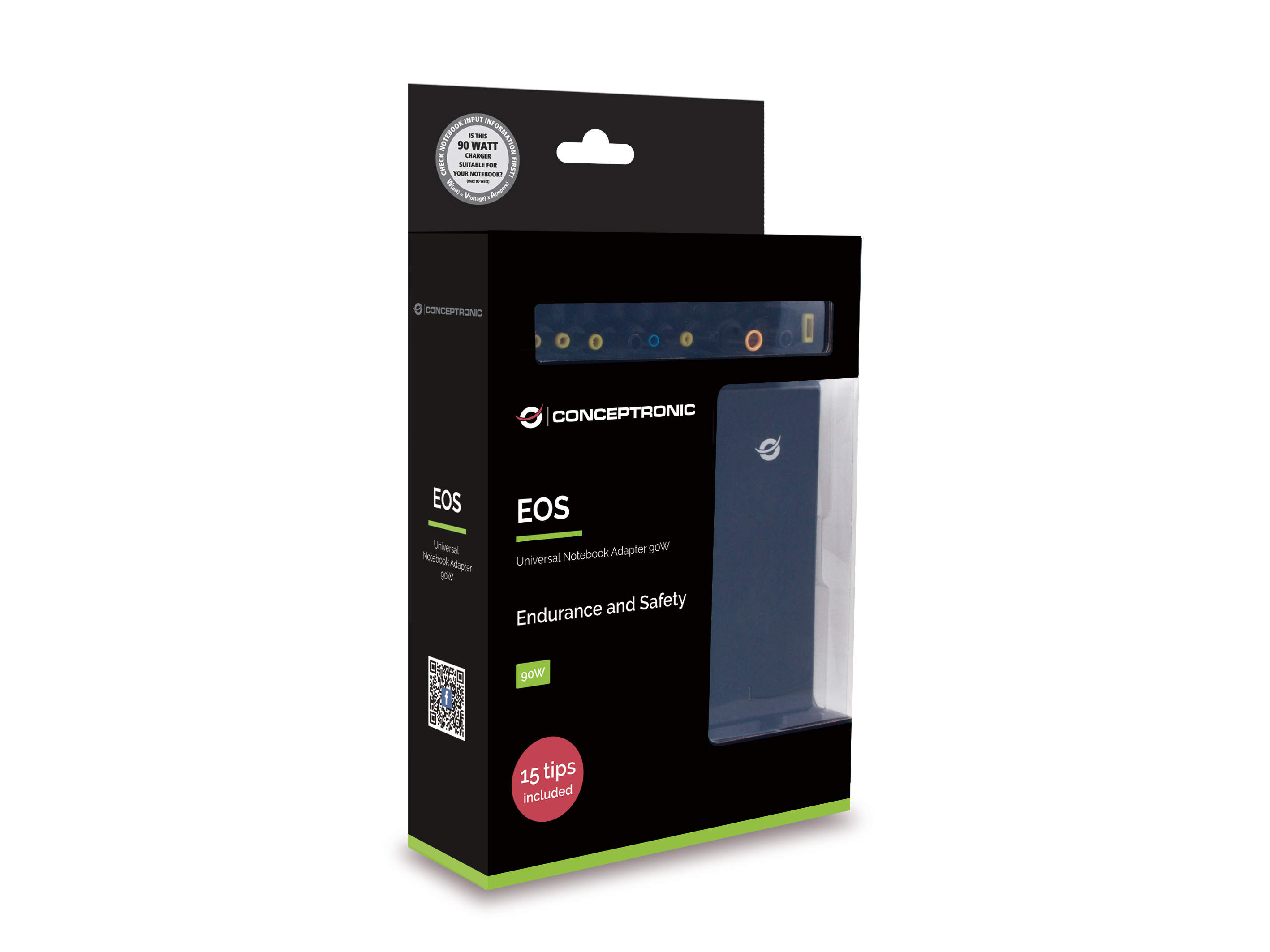 conceptronic - Carregador Universal Conceptronic 90W 10 Conectores