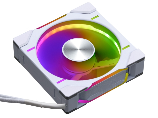 Phanteks - Ventoinha Phanteks D30 PWM D-RGB Branco Pack 3 - 120mm