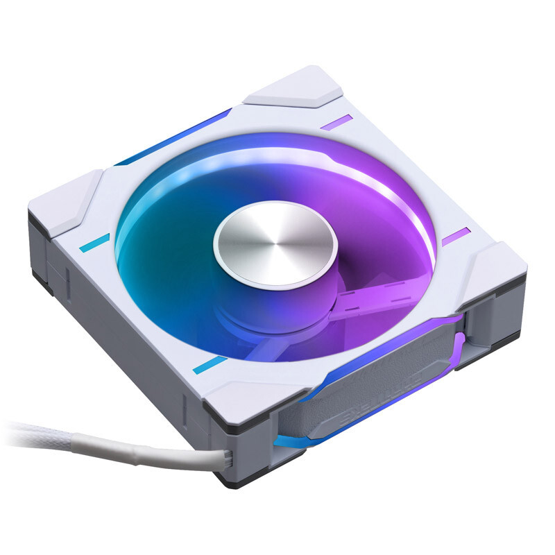 Picture of Picture of Ventoinha Phanteks D30 PWM reverse Airflow D-RGB Branco - 120mm