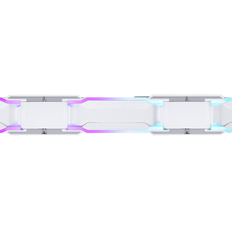 Phanteks - Ventoinha Phanteks D30 PWM reverse Airflow D-RGB Branco - 120mm