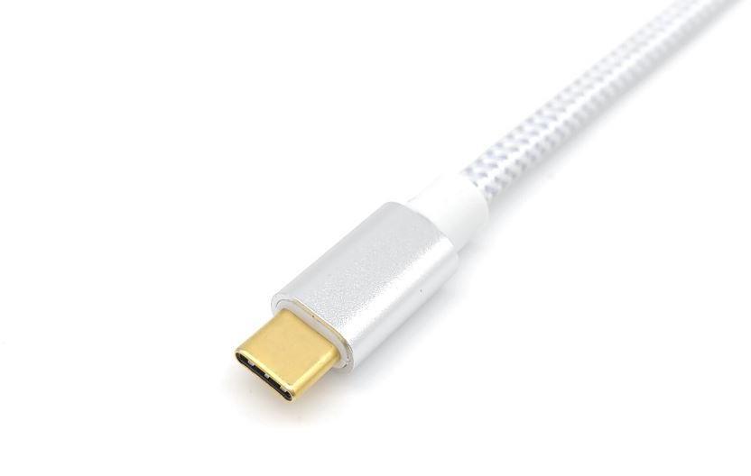 equip - Cabo Equip USB 3.2 GEN 2 C > USB-C M/M 0.5M 10G TRANSFER 5A (100W) Branco