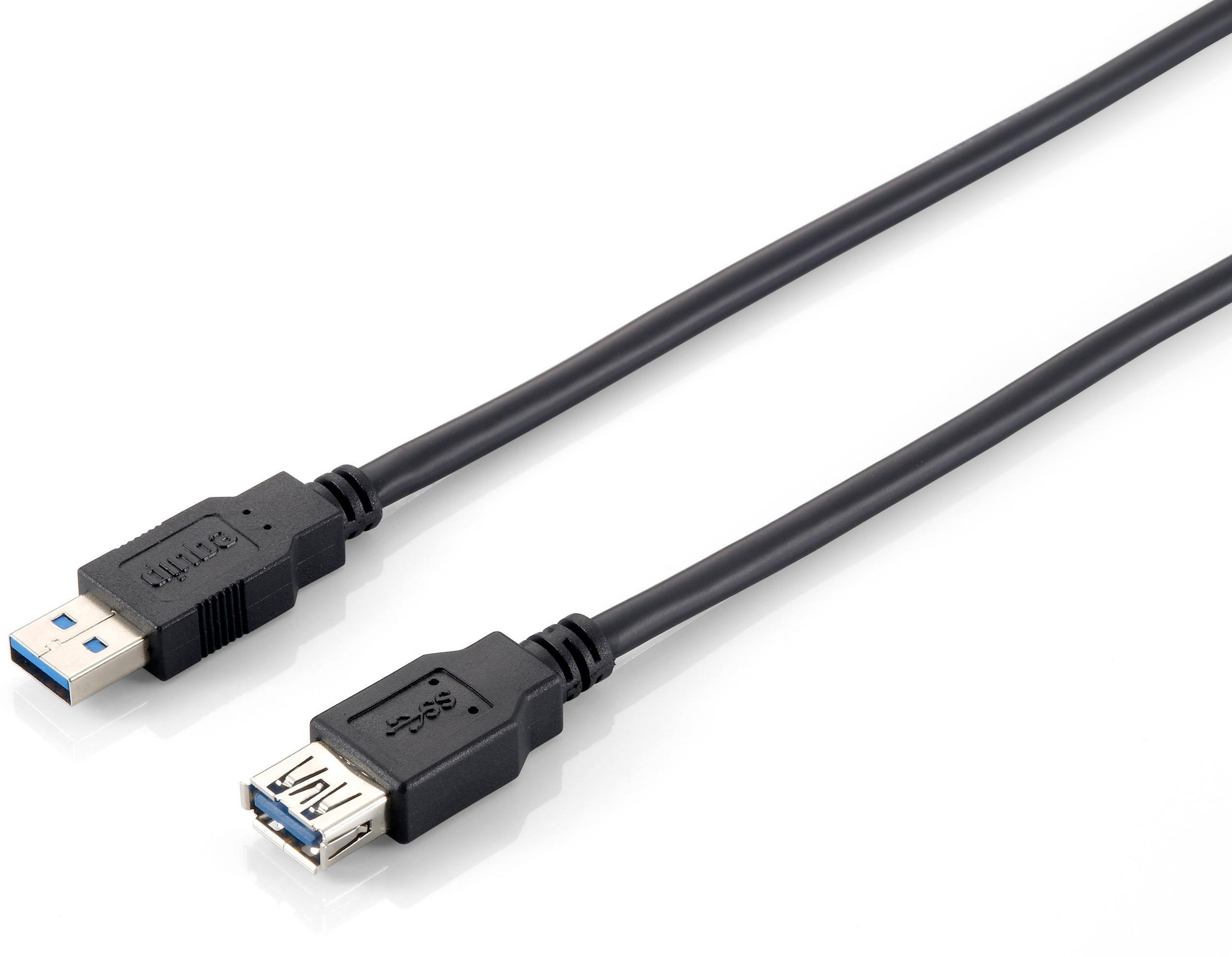 Picture of Picture of Cabo Equip Extensor USB 3.0 A > A M/F 3 M - Preto