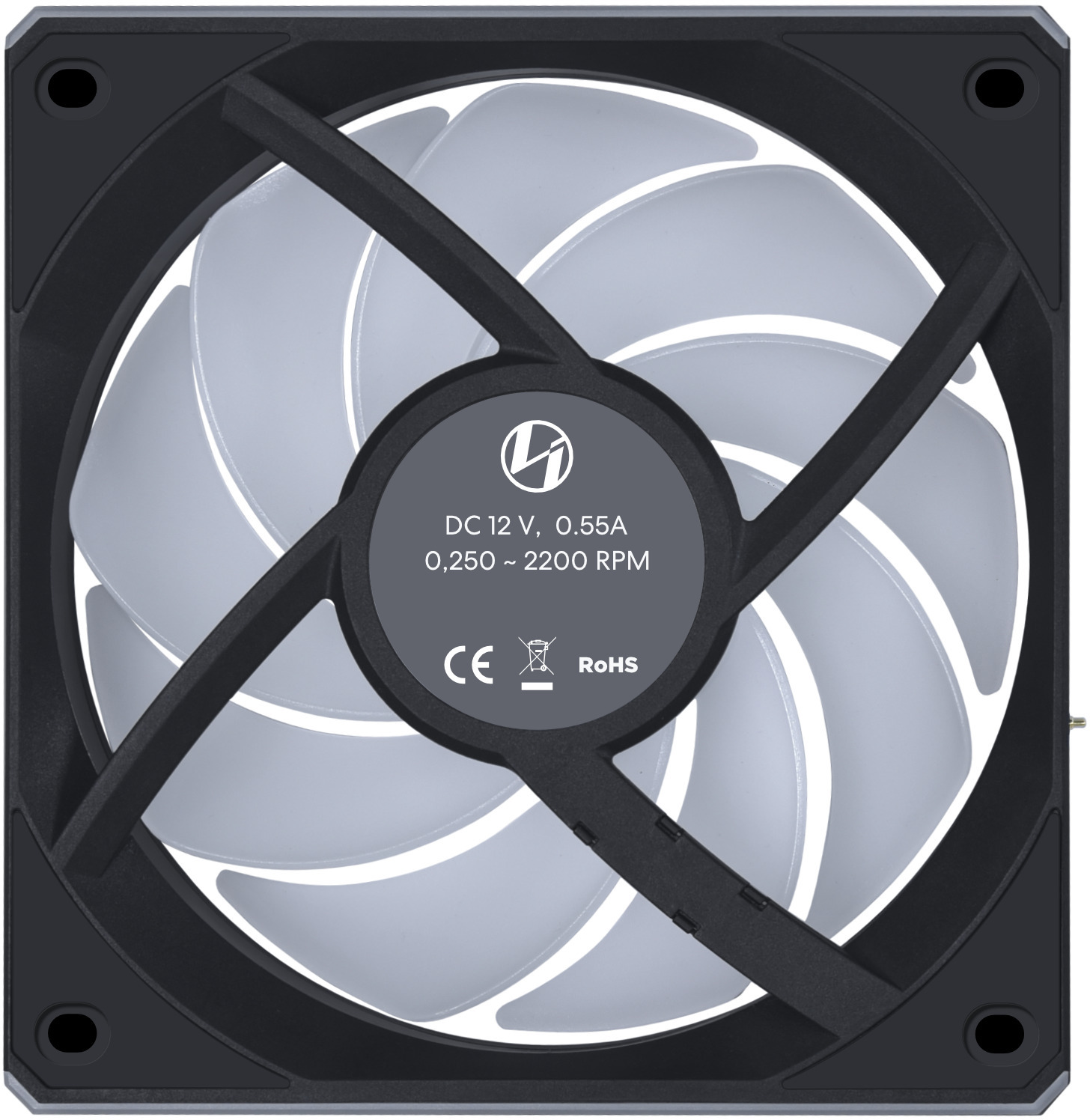 Lian Li - Ventoinha Lian Li UNI FAN CL120 Wireless RGB PWM Preto 120mm