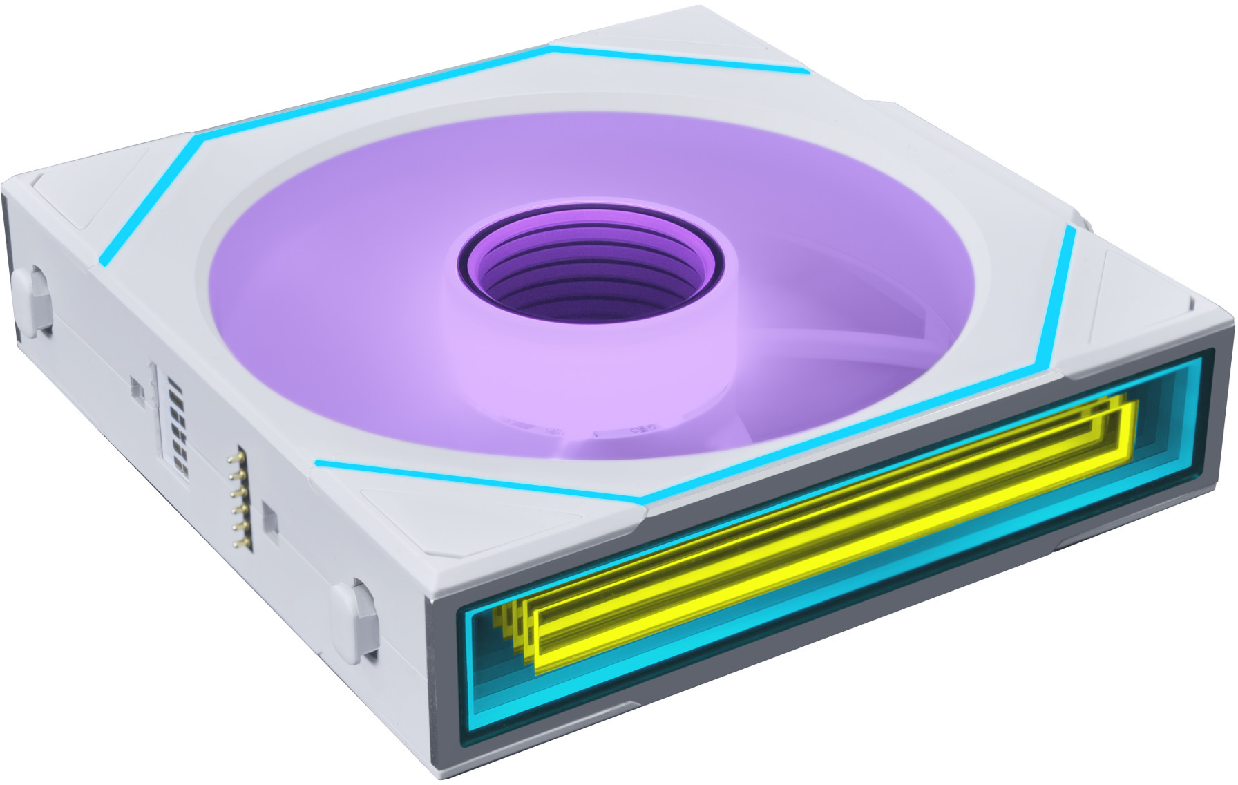 Lian Li - Ventoinha Lian Li UNI FAN SL120 Infinity Wireless RGB Reverse Blade PWM Branco 120mm