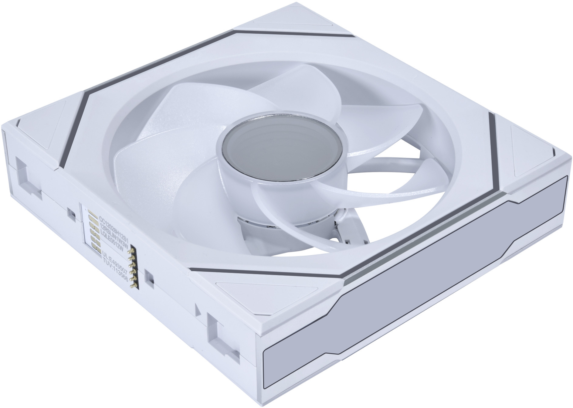 Lian Li - Ventoinha Lian Li UNI FAN SL120 Infinity Wireless RGB Reverse Blade PWM Branco 120mm