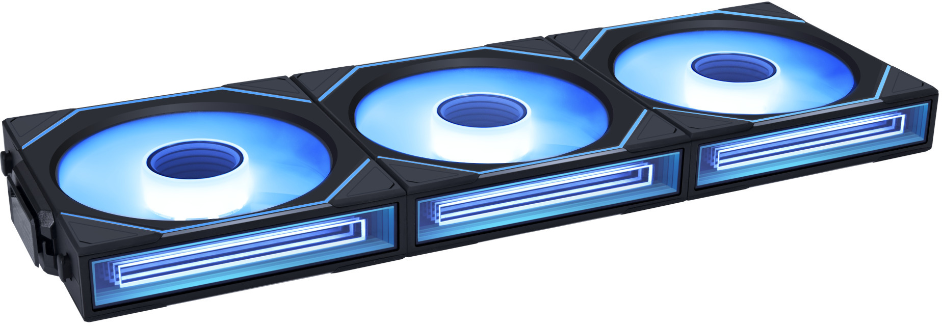 Lian Li - Ventoinha Lian Li UNI FAN SL120 Infinity Wireless RGB Reverse Blade PWM Preto 120mm (Pack 3)