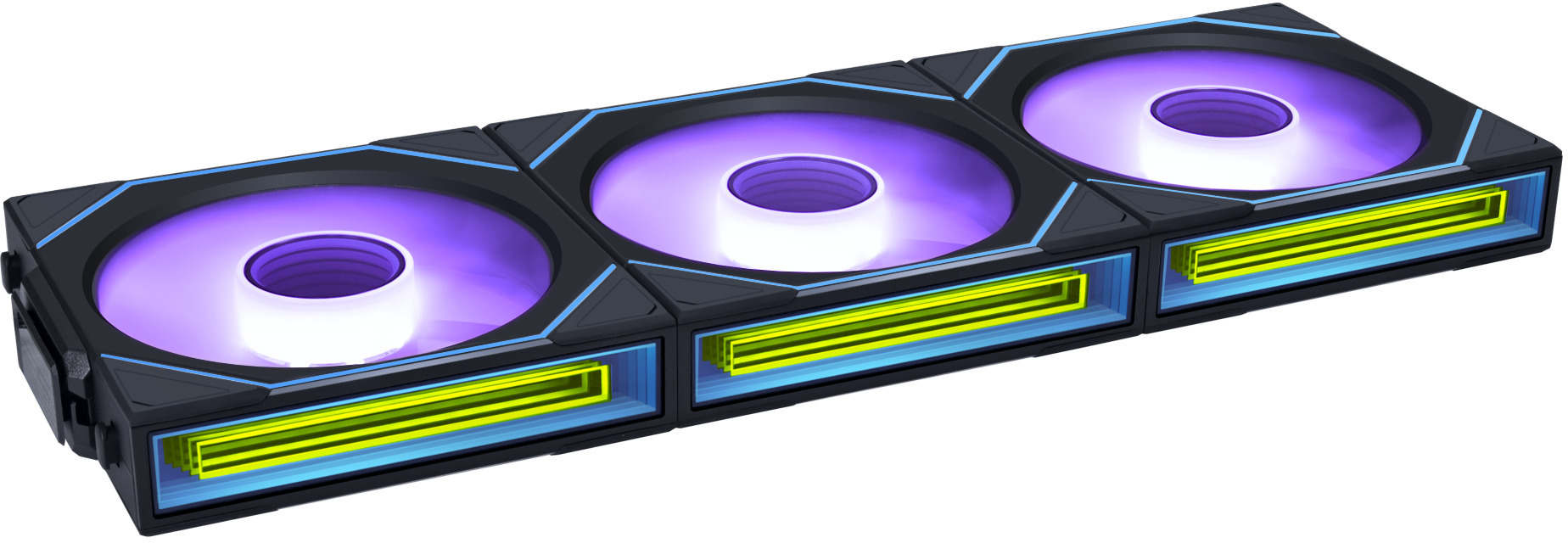 Lian Li - Ventoinha Lian Li UNI FAN SL120 Infinity Wireless RGB Reverse Blade PWM Preto 120mm (Pack 3)