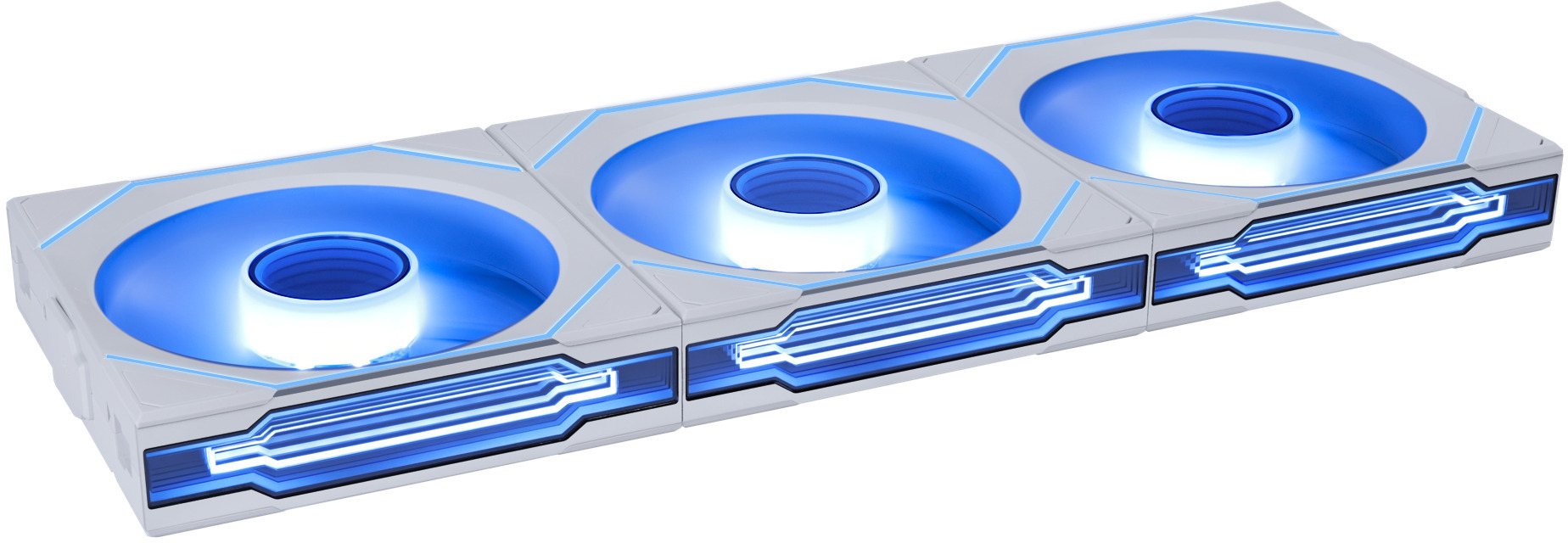 Lian Li - Ventoinha Lian Li UNI FAN SL120 Infinity Wireless RGB Reverse Blade PWM Branco 120mm (Pack 3)