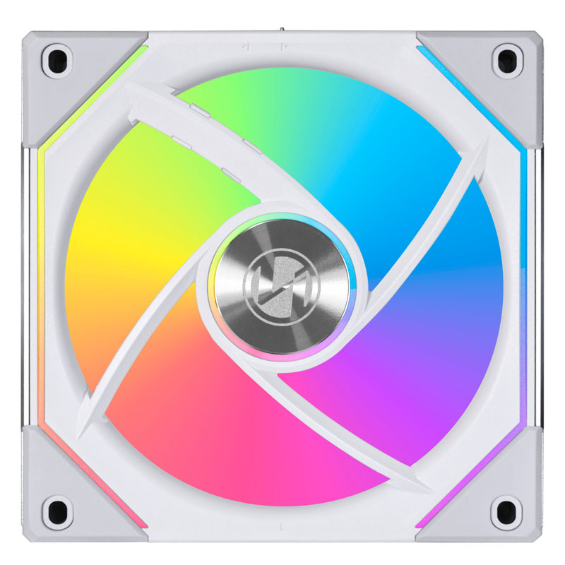 Lian Li - Ventoinha Lian Li UNI FAN SL120 Infinity RGB Reverse Blade PWM Branco 120mm (Pack 3)