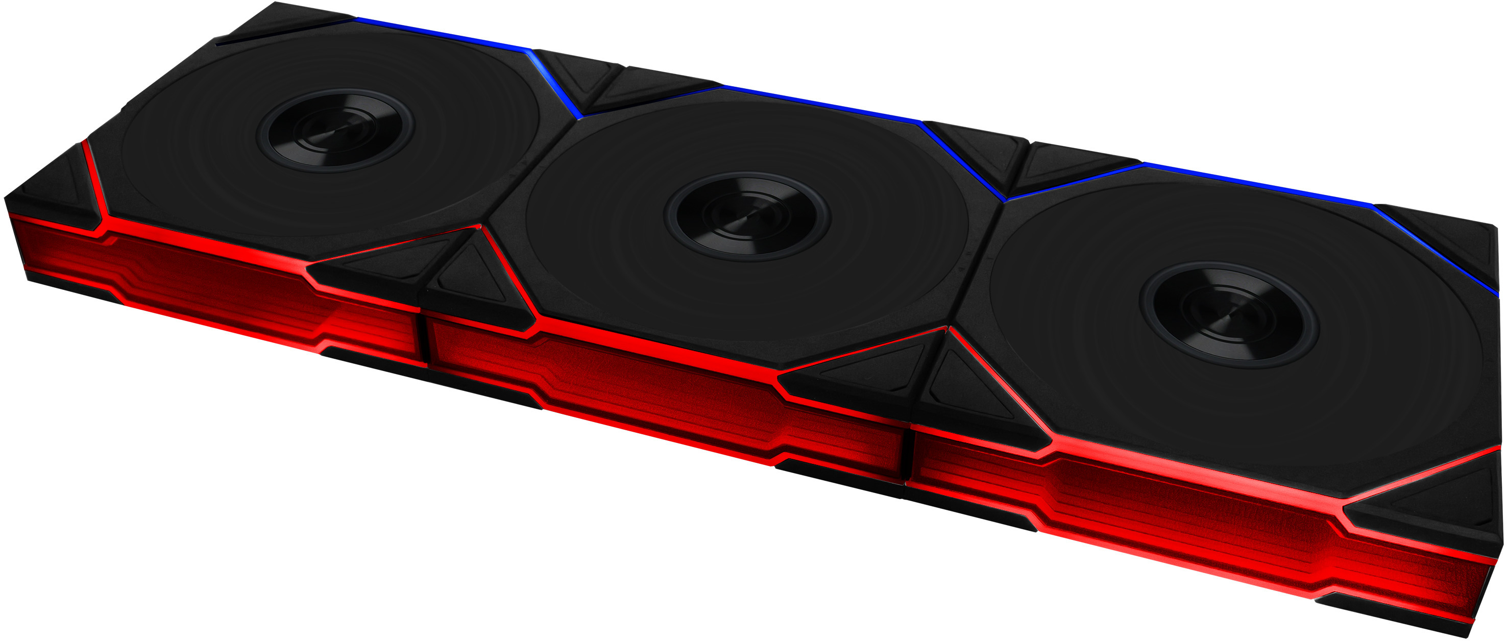 Lian Li - Ventoinha Lian Li UNI FAN TL120 RGB Wireless Reverse PWM Preto 120mm (Pack 3)