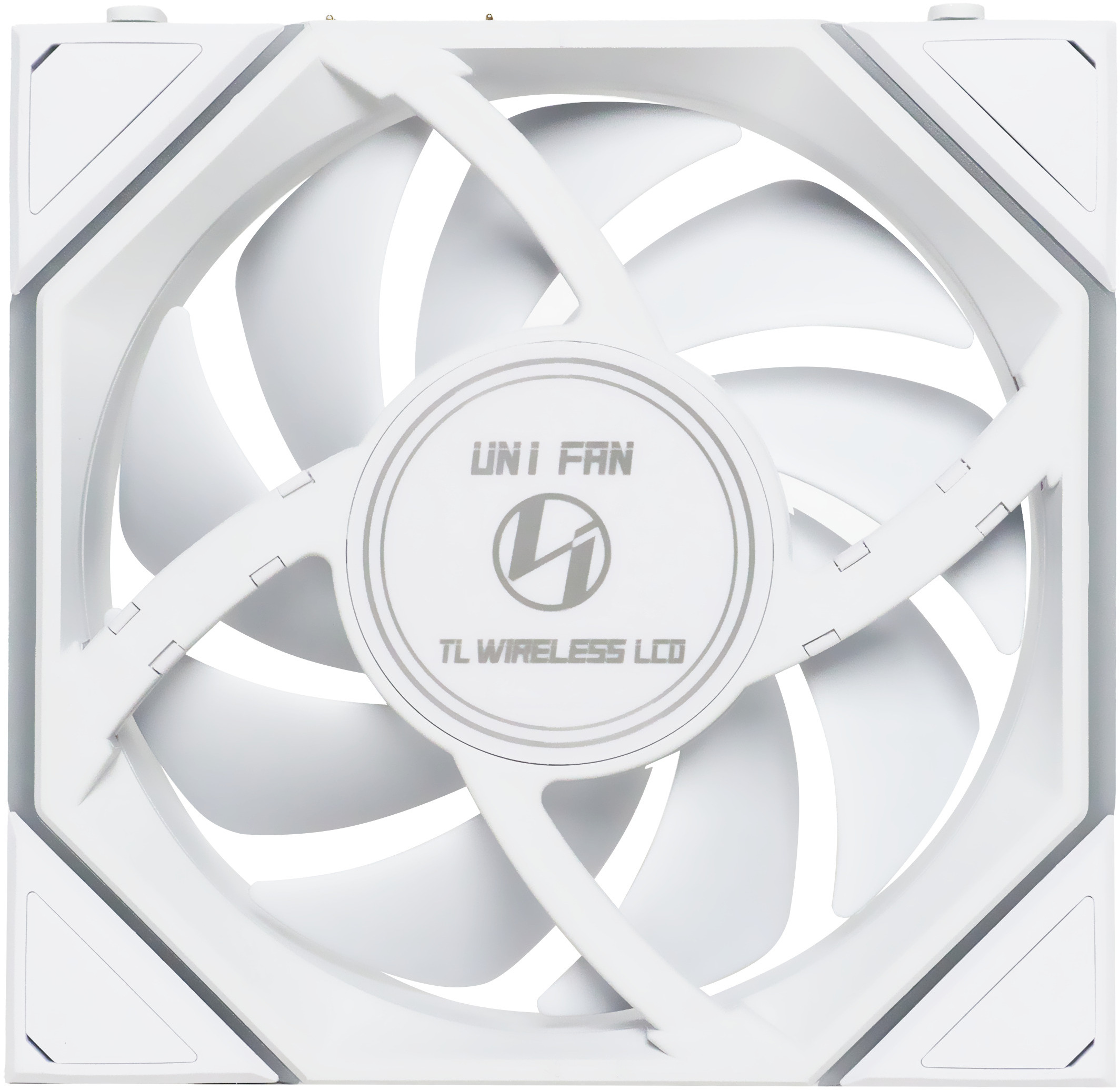 Lian Li - Ventoinha Lian Li UNI FAN TL120 LCD Wireless RGB Reverse PWM Branco 120mm