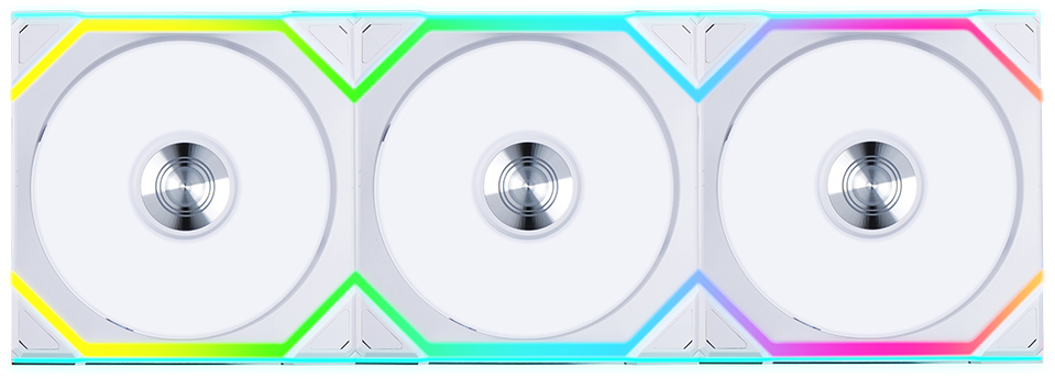 Picture of Picture of Ventoinha Lian Li UNI FAN SL120 Wireless RGB PWM Branco 120mm (Pack 3)