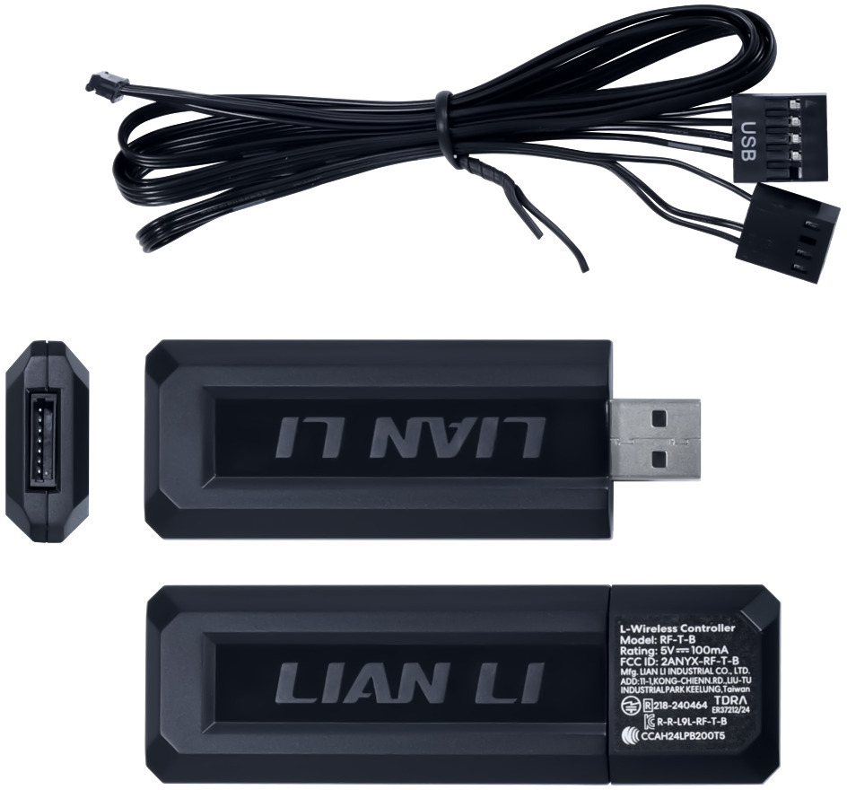 Lian Li - Ventoinha Lian Li UNI FAN SL120 Infinity Wireless RGB PWM Preto 120mm (Pack 3)