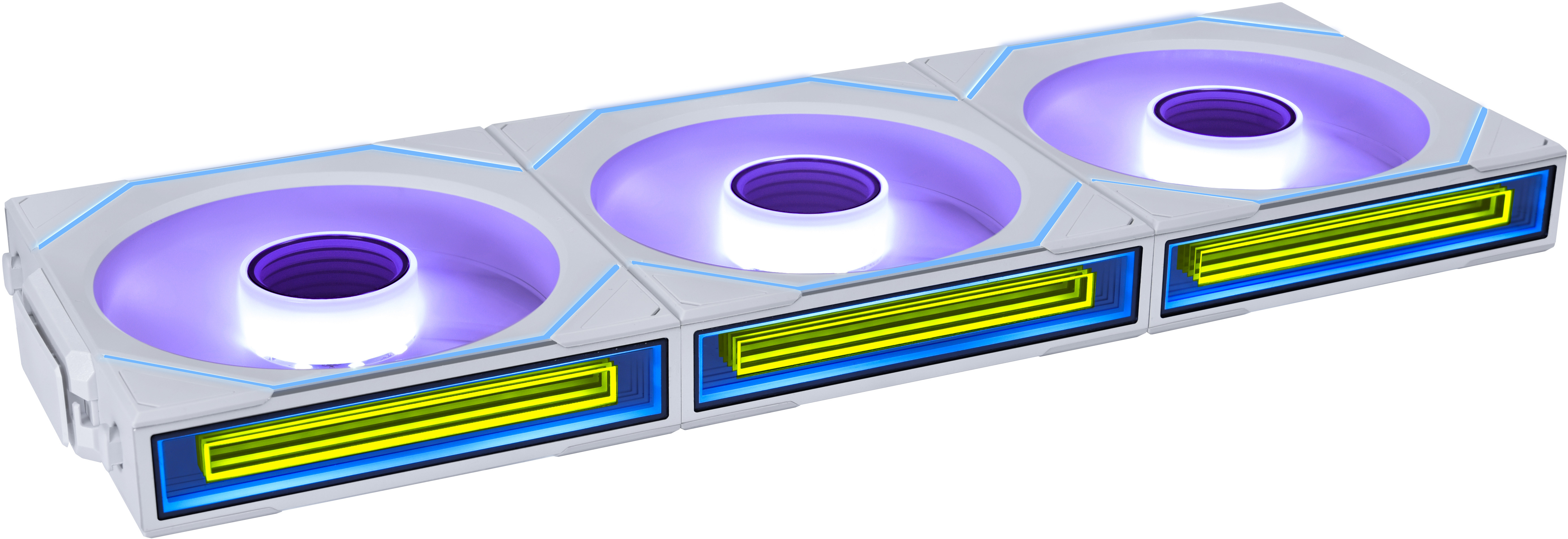 Lian Li - Ventoinha Lian Li UNI FAN SL120 Infinity Wireless RGB PWM Branco 120mm (Pack 3)