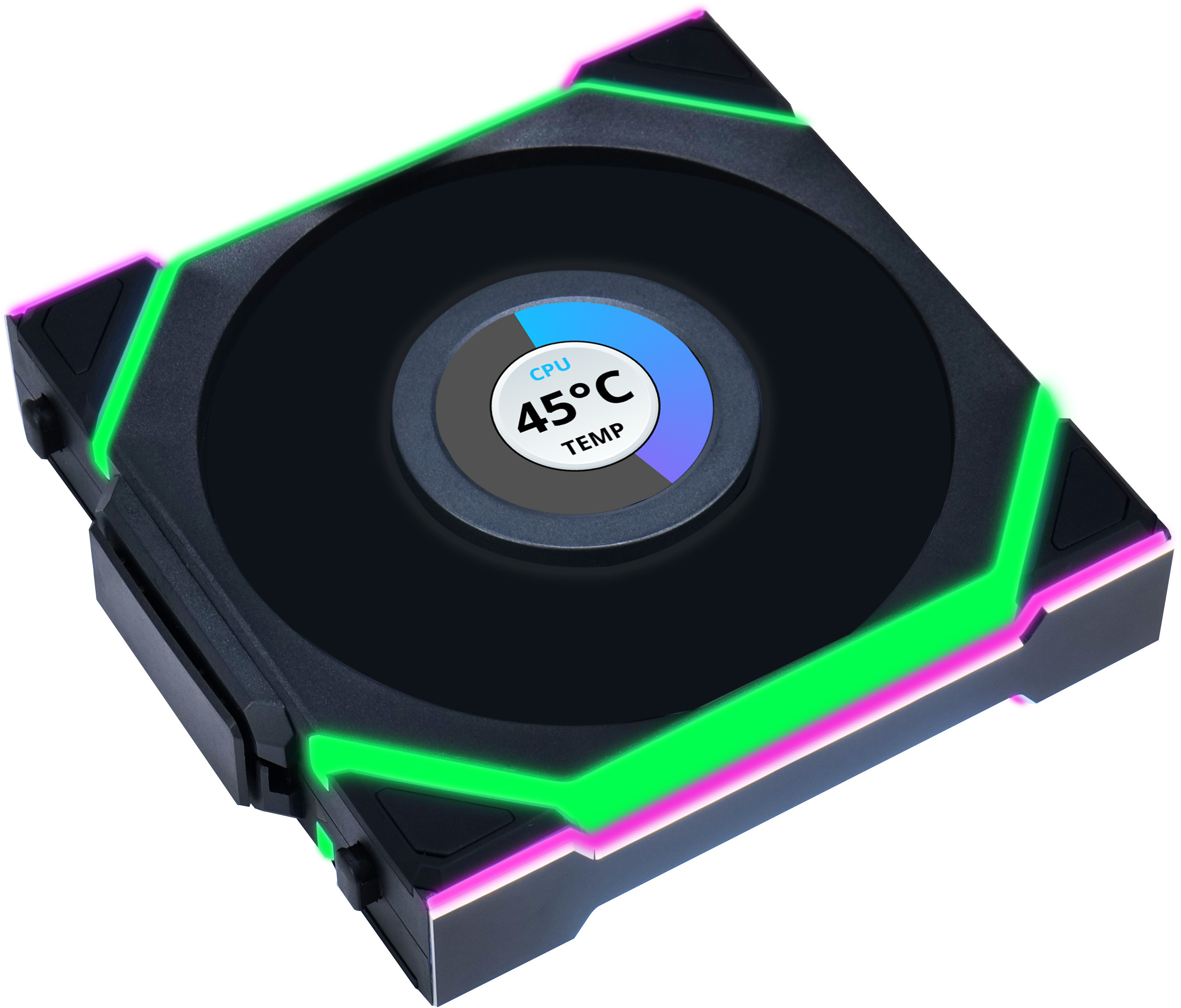 Picture of Picture of Ventoinha Lian Li UNI FAN SL120 LCD Wireless RGB PWM Preto 120mm