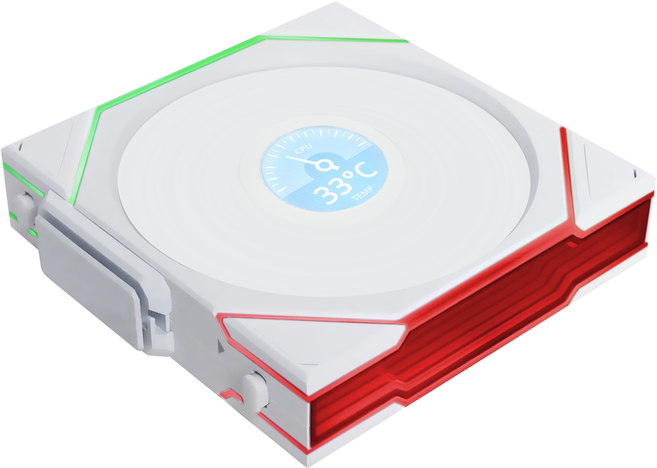 Lian Li - Ventoinha Lian Li UNI FAN TL120 LCD Wireless RGB PWM Branco 120mm