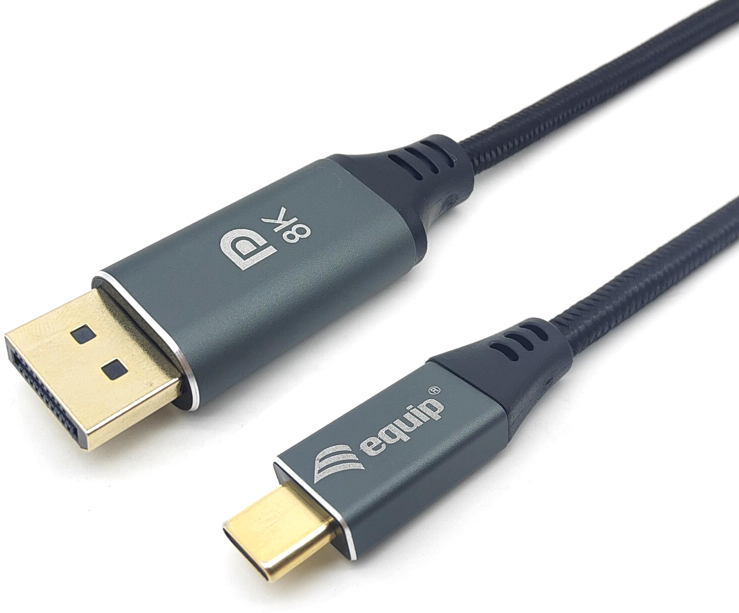 Picture of Picture of Cabo Equip USB-C > DP M/M 2.0M 8K/60Hz