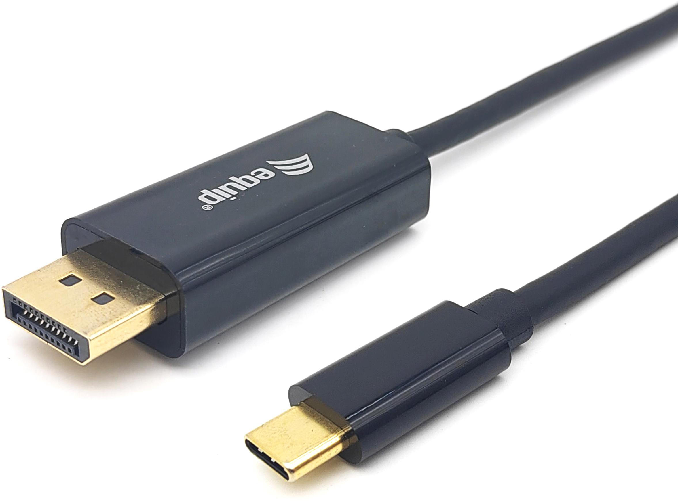 Picture of Picture of Cabo Equip USB-C > DP M/M 1.0M 4K/60Hz
