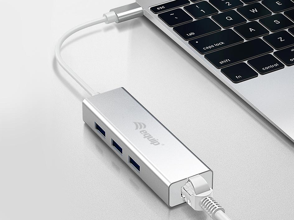 equip - Hub USB-C Equip 3 Portas USB 3.0
