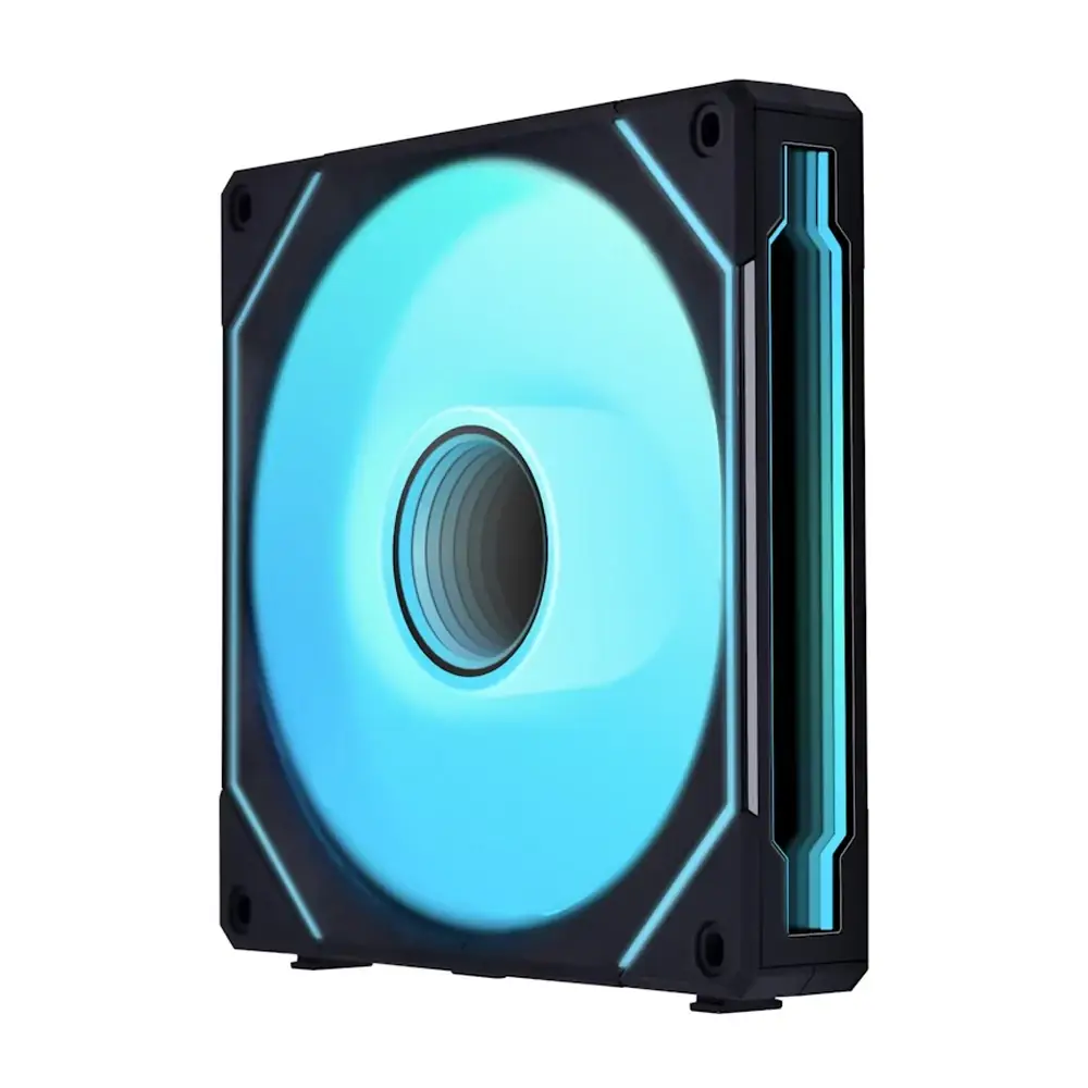 Lian Li - Ventoinha Lian Li UNI FAN SL140 Infinity Wireless RGB Reverse Blade PWM Preto 140mm