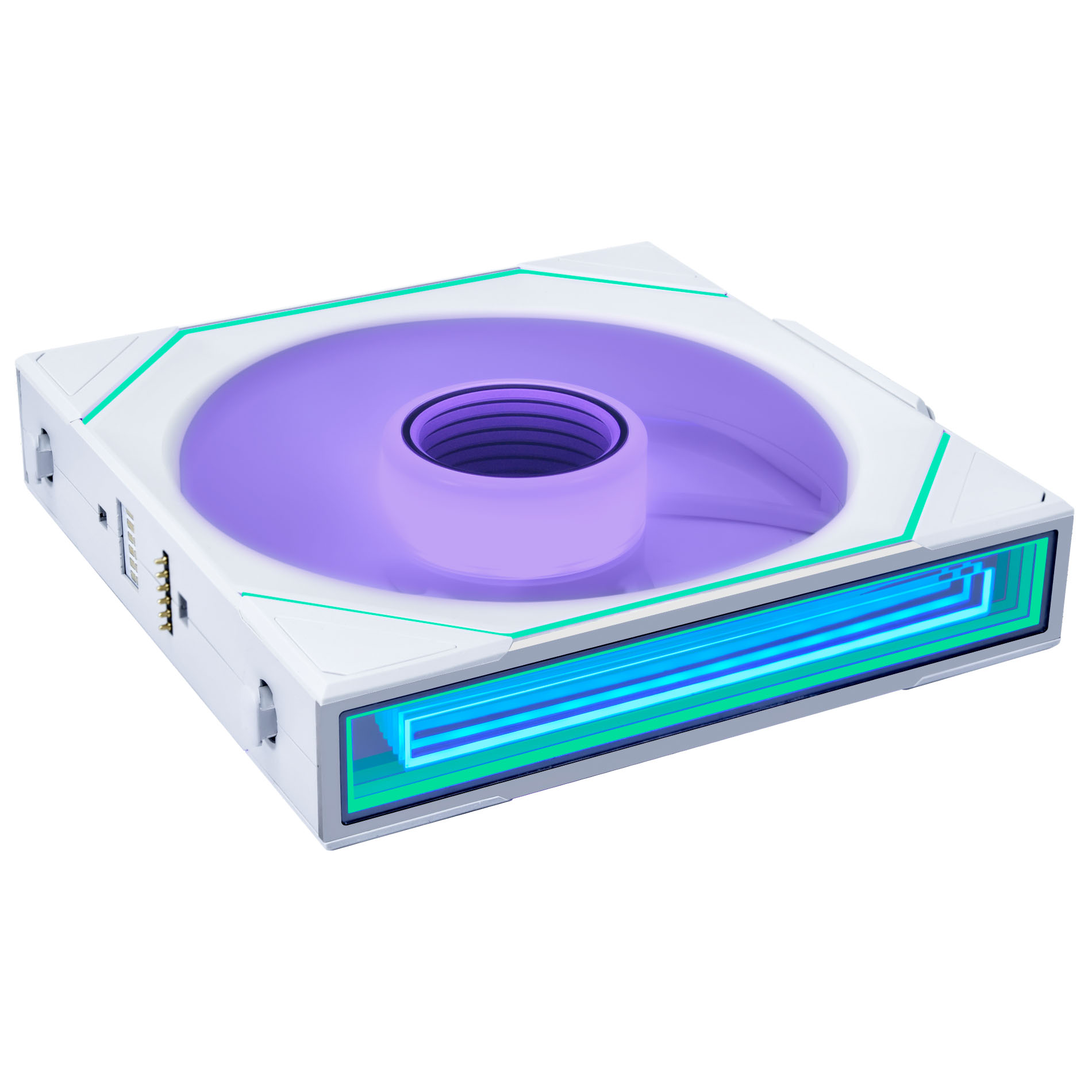 Lian Li - Ventoinha Lian Li UNI FAN SL140 Infinity Wireless RGB Reverse Blade PWM Branco 140mm