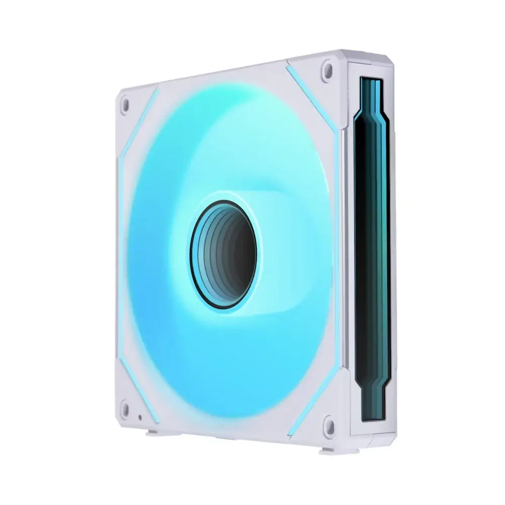 Lian Li - Ventoinha Lian Li UNI FAN SL140 Infinity Wireless RGB Reverse Blade PWM Branco 140mm