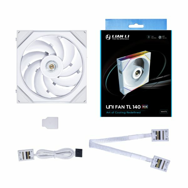 Picture of Picture of Ventoinha Lian Li UNI FAN TL140 RGB PWM Branco 140mm