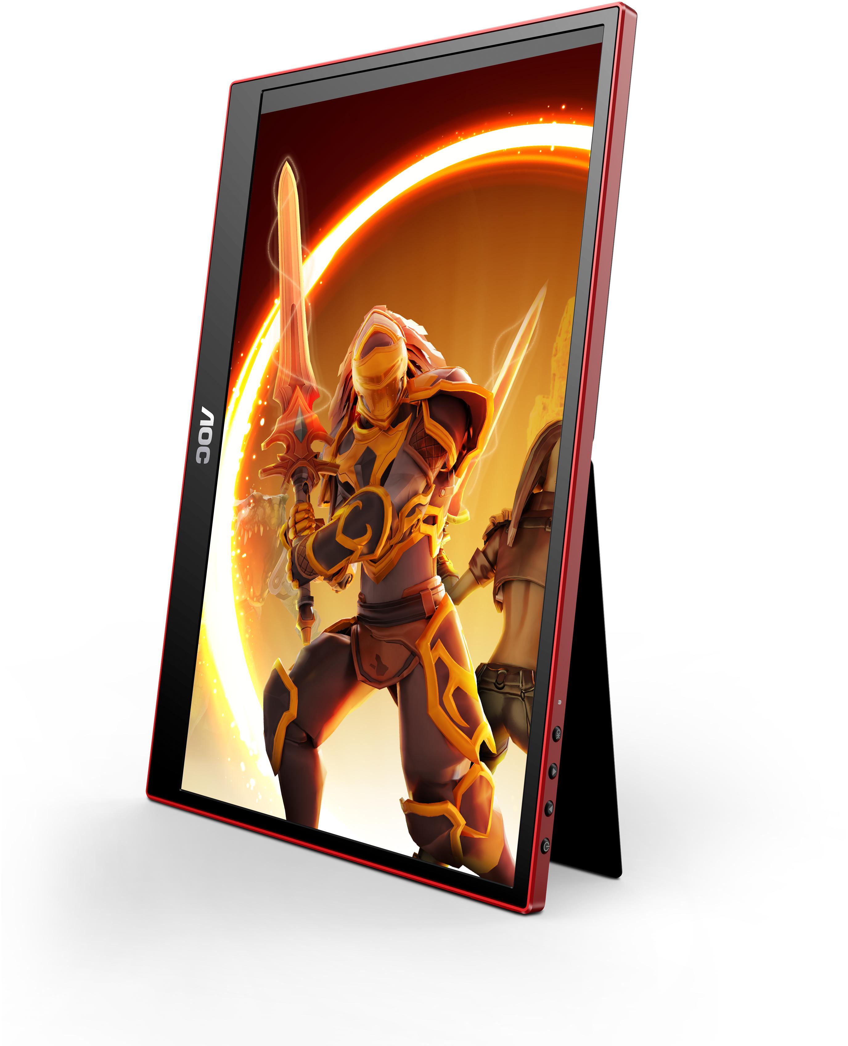 AOC - Monitor Portátil AOC Gaming 16" 16G3 IPS FHD 144Hz 4ms FreeSync