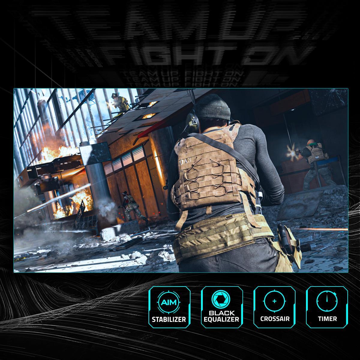 Gigabyte - Monitor Gigabyte 32" GS32QCA VA QHD Curvo 180Hz 1ms FreeSync